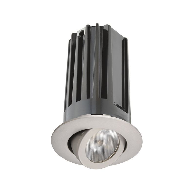 Juno 2LEDTG22A-835F-SN 2" LED Gen 2 Round Adjustable Trim Module, 3500K, 80 CRI, Flood, Satin Nickel Finish