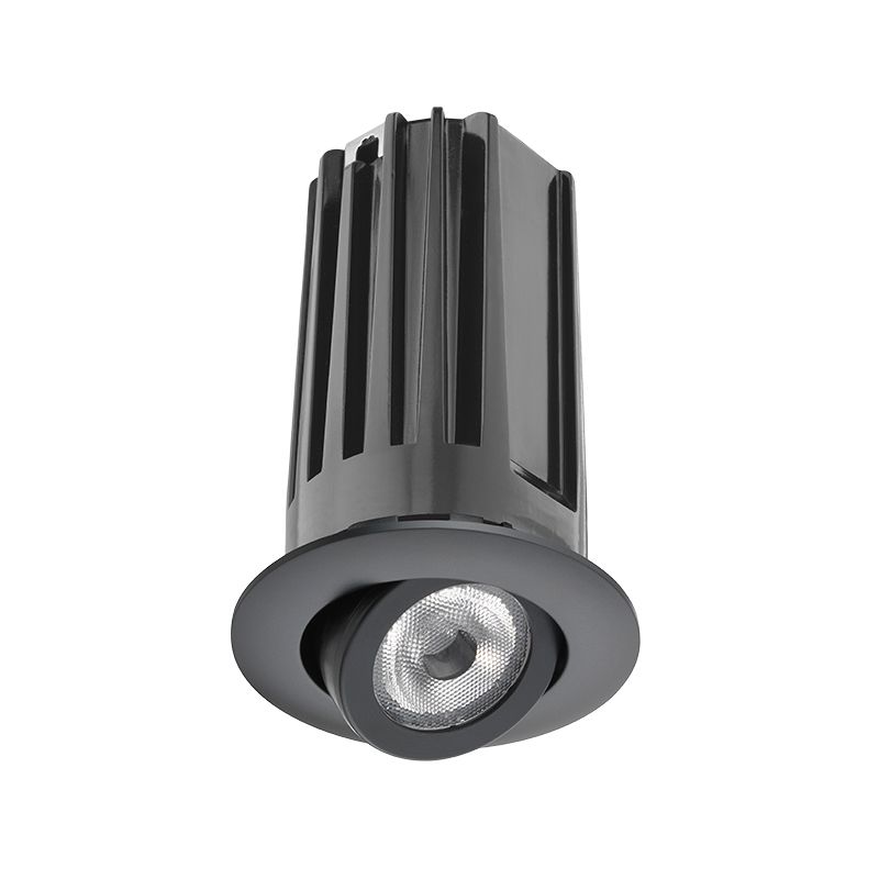 Juno 2LEDTG22A-927S-BL 2" LED Gen 2 Round Adjustable Trim Module, 2700K, 90 CRI, Spot, Black Finish