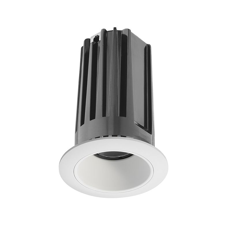 Juno 2LEDTG22C-835F-WWH 2" LED Gen 2 Round Trim Module, 3500K, 80 CRI, Flood, White Cone, White Trim Ring