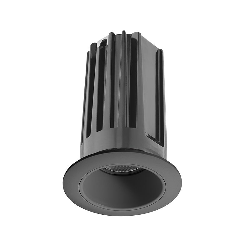 Juno 2LEDTG22C-835N-BBL 2" LED Gen 2 Round Trim Module, 3500K, 80 CRI, Narrow Flood, Black Cone, Black Trim Ring
