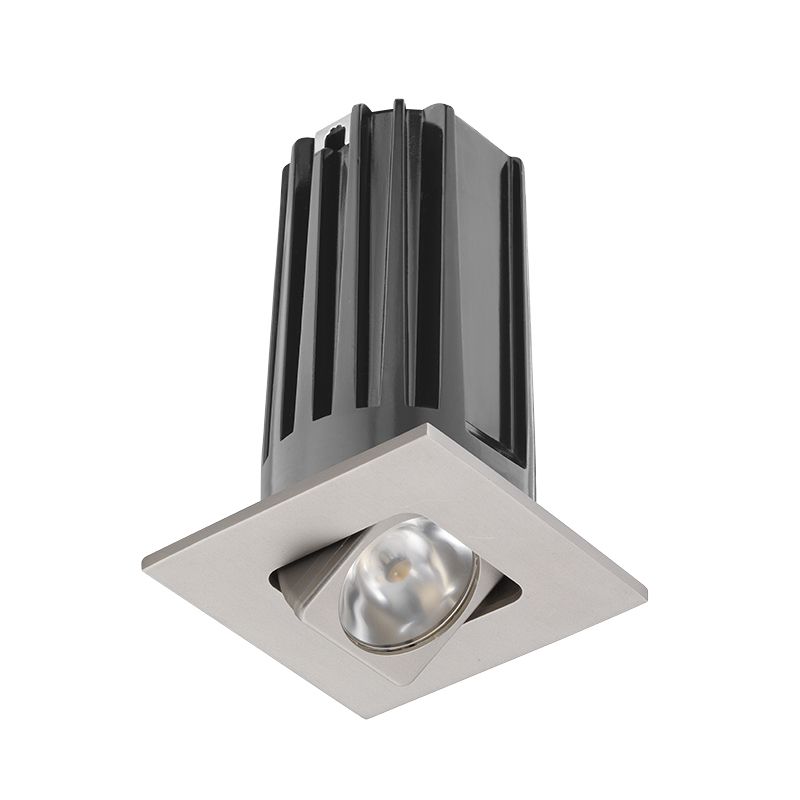 Juno 2LEDTG22SQA-927S-SN 2" LED Gen 2 Square Adjustable Trim Module, 2700K, 90 CRI, Spot, Satin Nickel Finish
