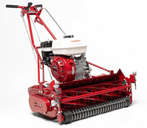 25 10-Blade GREENSKEEPER 2 Mower with Honda Engine (Cuts as low as 1/8 ) (With Front Roller) INCLUDES GRASS CATCHER