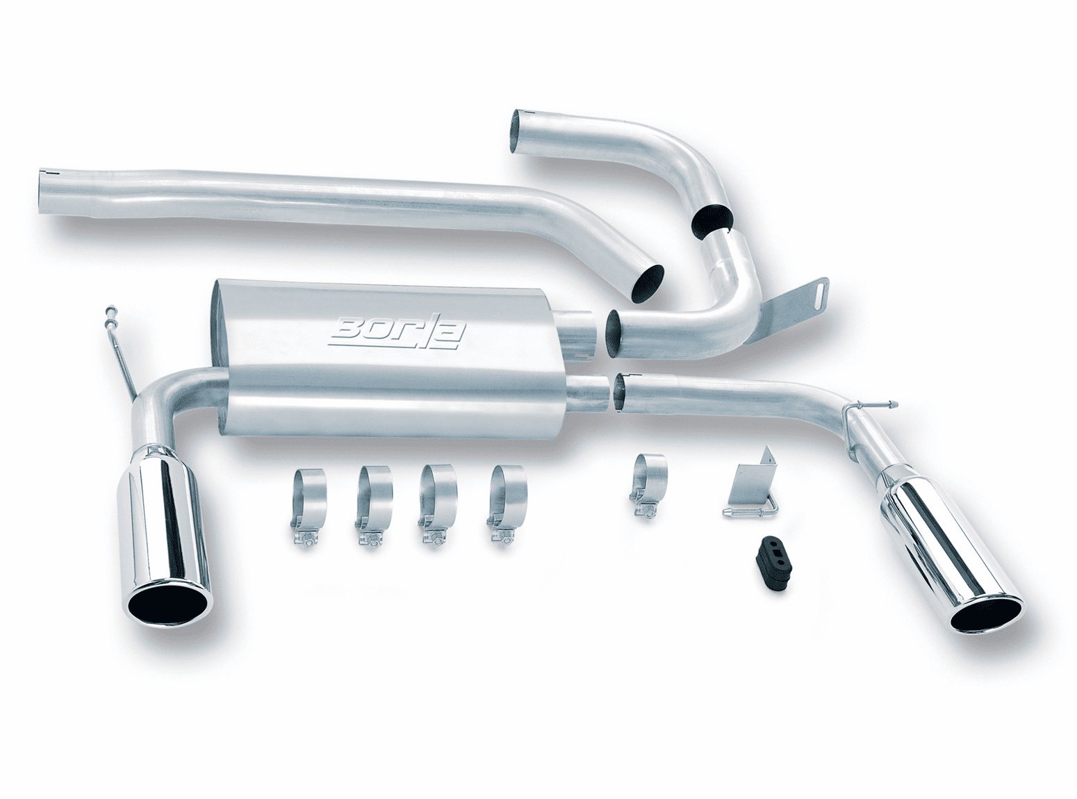 Borla Cat-back Exhaust System Part # 140028 for the 1998 - 2002 Camaro Z28 and Z28 SS and Pontiac Firebird V8