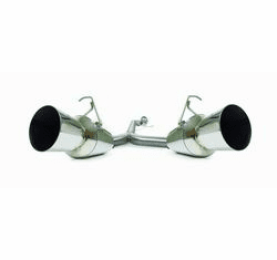 DC Sports Dual Canister System, Stainless Steel Cat-Back Exhaust Part # DCS6501 for the 2003 - 2004 Hyundai Tiburon GT