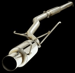 DC Sports Single Canister Stainless Steel Cat-Back Exhaust System Part # SCS8011 for the 2002-2006 Acura RSX Base Model