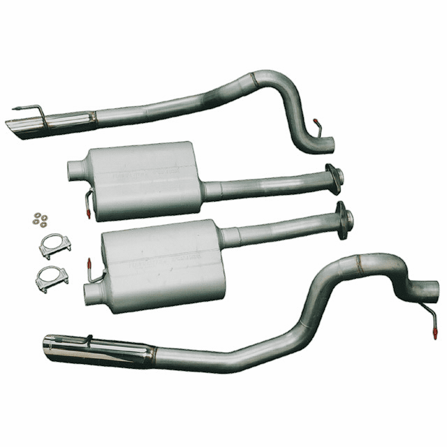 Flowmaster American Thunder Force II Cat-back Exhaust System Part # 17267 for the 1999 - 2004 Mustang GT / Mach 1 / Bullitt