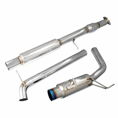 Injen 76mm Super SES Cat-back Exhaust System with Titanium Tip Part # SES1873TT for the 2006 - 2007 Eclipse GT