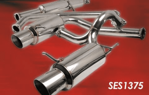 Injen Super SES 60MM Cat-back Exhaust System with 4inch S.S Tips Part # SES1375 for the 2003 - 2006 Tiburon (fits all models)