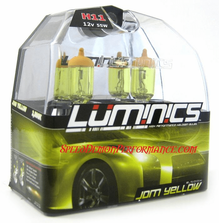 Luminics JDM Yellow H11 Twin Pack Part # LY-H11F