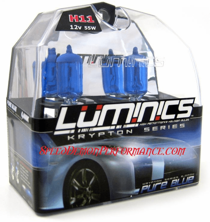 Luminics Krypton Pure Blue H11 Twin Pack Part # LKB-H11F