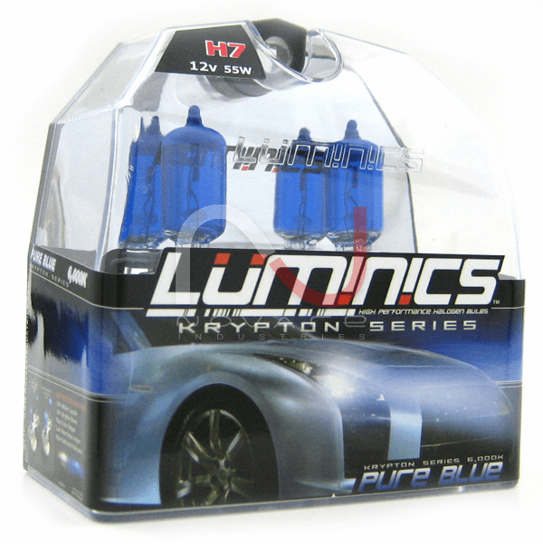 Luminics Krypton Pure Blue H7 Twin Pack Part # LKB-H7F