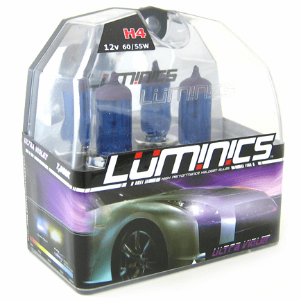 Luminics Krypton Ultra Violet H4 Twin Pack Part # LKV-H4SF