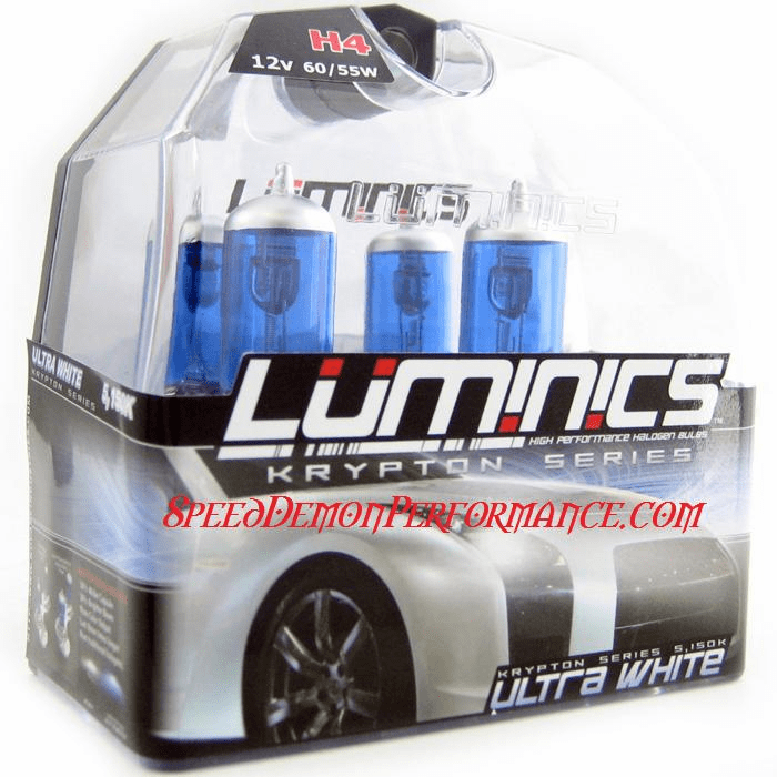 Luminics Krypton Ultra White H4 Twin Pack Part # LKW-H4SF