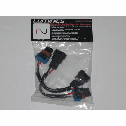 Luminics Plug and Play 9005 and 9005XS Wire Harnesses Part # LH-9005