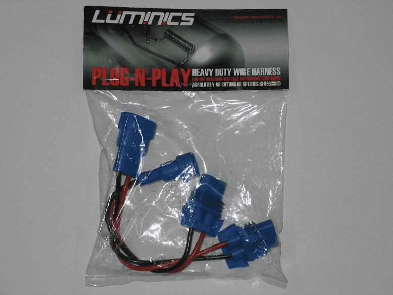 Luminics Plug and Play 9006 and 9006XS Wire Harnesses Part # LH-9006