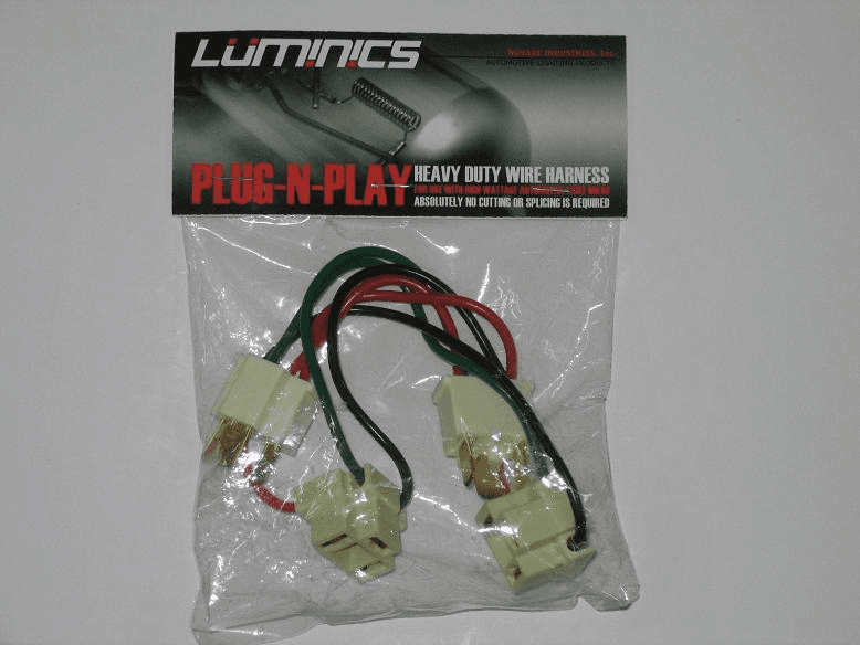 Luminics Plug and Play H7 Wire Harnesses Part # LH-H7