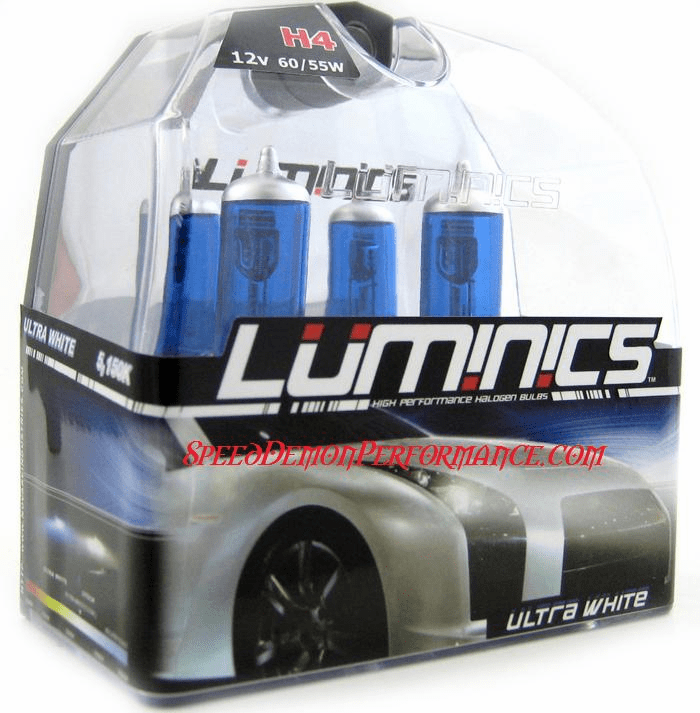 Luminics Ultra White H4 Twin Pack Part # LW-H4SF