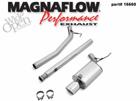 Magnaflow 3 inch Cat-Back Exhaust System Part # 16660 for the 2003 - 2007 Lancer Evolution