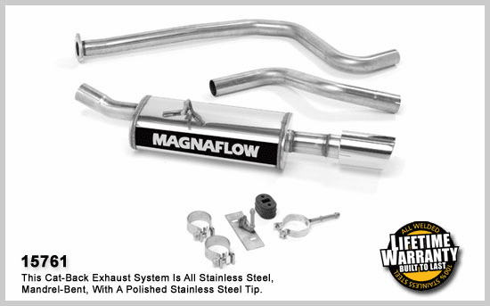 Magnaflow Cat-Back Exhaust System for the 1996 - 2005 Chevrolet Cavalier and Pontiac Sunfire