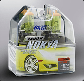 Nokya Stage 1 Hyper Yellow 9004 (HB1) Headlight Bulbs Part # NOK7612