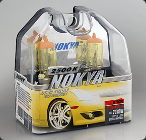 Nokya Stage 1 Hyper Yellow R702k Headlight Bulbs Part # NOK7639