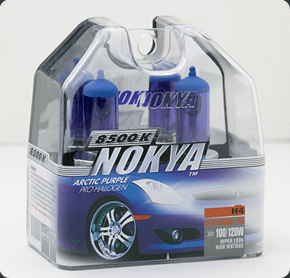 Nokya Stage 2 Arctic Purple H4 Twin Pack Headlight Bulbs Part # NOK7313