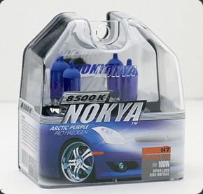 Nokya Stage 2 Arctic Purple H7 Twin Pack Headlight Bulbs Part # NOK7316