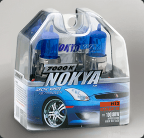 Nokya Stage 2 Arctic White H13 Headlight Bulbs Part # NOK7228