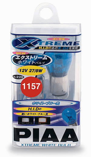 PIAA 1157 Miniature Xtreme White Plus Bulb Twin Pack Part # 19228