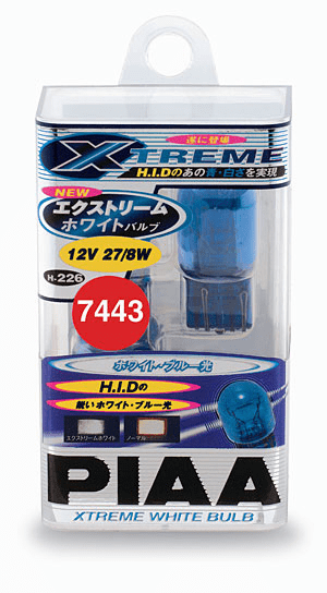 PIAA 7443 Miniature Xtreme White Plus Bulb Twin Pack Part # 19226