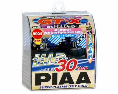 PIAA 9004 (HB 1) Super Plasma Gt-X Twin Pack Bulbs Part # 19624