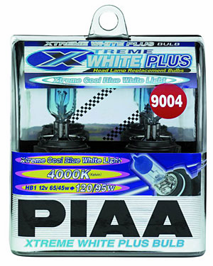 PIAA 9004 (HB1) Xtreme White Plus Twin Pack Bulbs Part # 19614