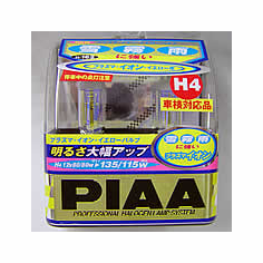 PIAA H4 Ion Crystal Yellow SINGLE Bulb Part # 14661