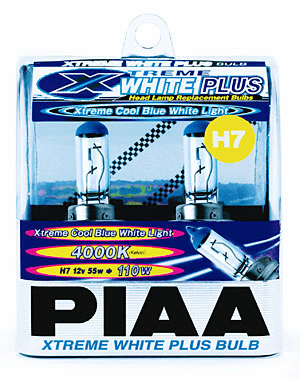 PIAA H7 Xtreme White Plus Twin Pack Bulbs Part # 17655