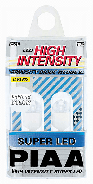 PIAA LED Wedge Bulb White Twin Pack Part # 19263