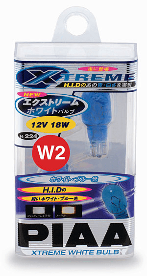 PIAA W2 Miniature Xtreme White Plus Twin Pack Part # 19224