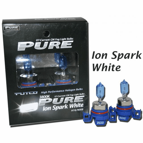 Putco Pure Ion Spark White GM Fog Light Bulbs H16 (9009) Part # 230001SW