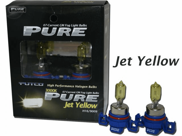 Putco Pure Jet Yellow GM Fog Light Bulbs H16 (9009) Part # 230001JY