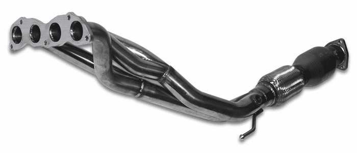 Vibrant Performance 4-2-1 Race Header  (with High Flow Metal Core Catalytic Converter) Part # 2507 for the 2006 - 2008 Honda Civic Si Coupe and Sedan