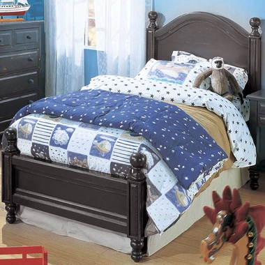 Antique Black Monterey Twin Bed by Alligator - Click to enlarge