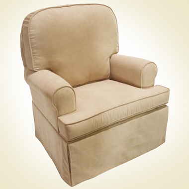 Buckwheat Velvet Taylor Glider by Komfy Kings - Click to enlarge