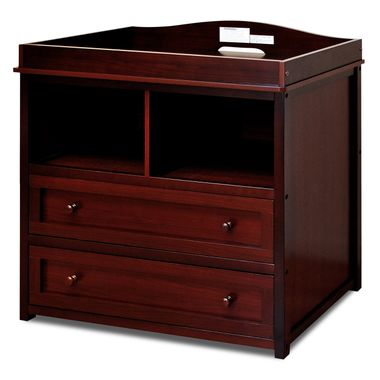 Cherry Leila 2 Drawer Changer by AFG - Click to enlarge