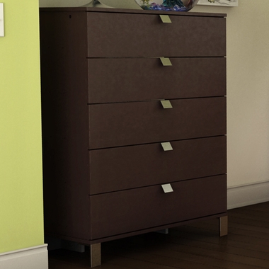 Chocolate Karma 5 Drawer Chest by SouthShore - Click to enlarge