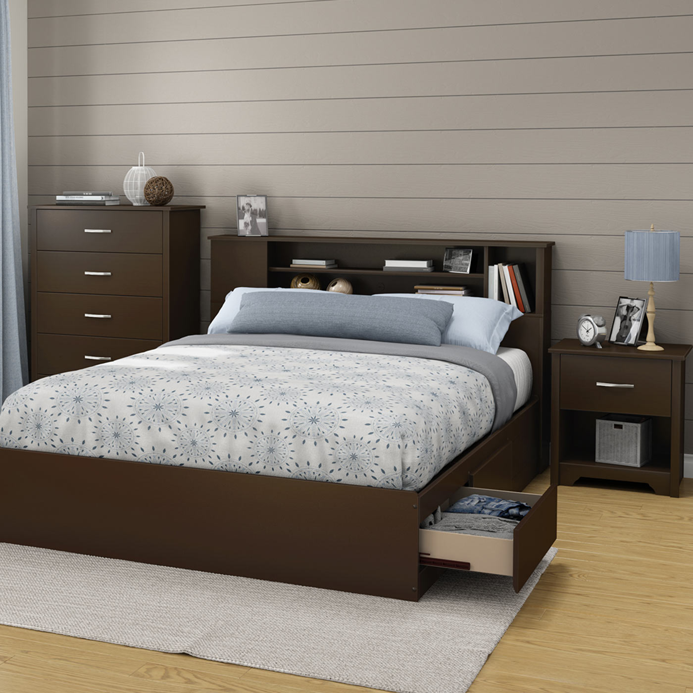 blue dress for baby girl Queen bed frame, dresser, mirror and 1 night stand, 224781Q-S4 – World  Furniture