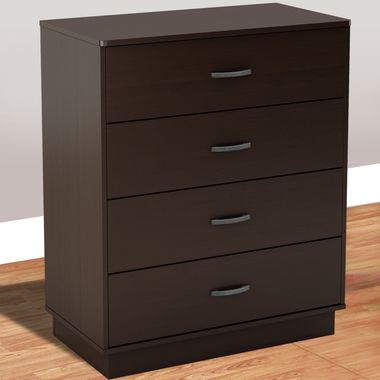 Chocolate Litchi 4 Drawer Chest by SouthShore - Click to enlarge