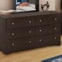 Chocolate Fusion 6 Drawer Dresser by SouthShore