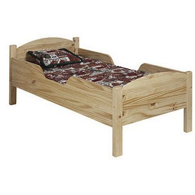 Colored Wood Traditional Toddler Bed by Little Colorado