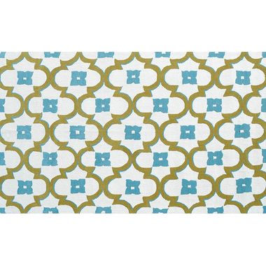 Cream/Blue/Green Salisbury Outdoor Rug by Rug Market