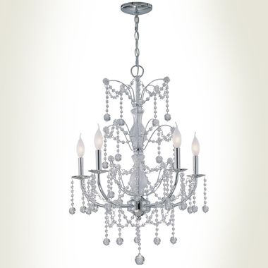 Crysilda 5-Lite Chandelier Lamp by Lite Source