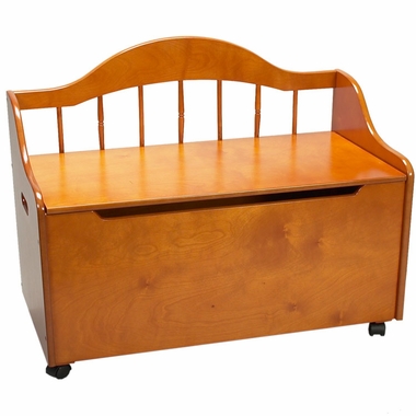 Deacon's Bench / Toy Chest on Casters by Kids Korner - Click to enlarge